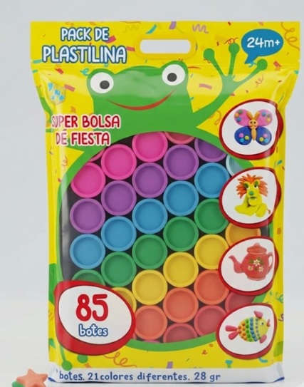 Plastiliini komplekt 85 tk