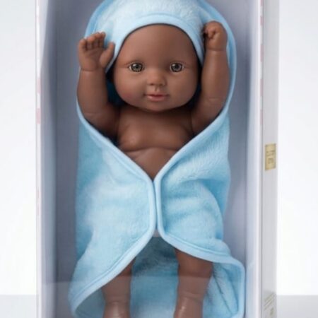 Beebinukk sinise tekiga 25 cm